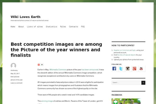 Twenty Sixteen theme site design template sample