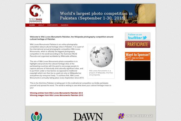 wikilovesmonuments.pk site used Wlm