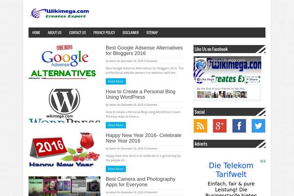 Page Speed theme site design template sample