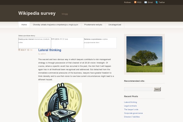 Titan theme site design template sample