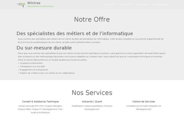 onetone theme site design template sample
