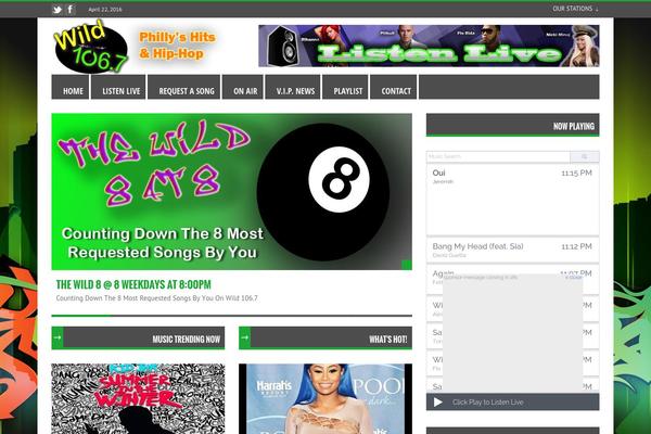 wild1067.com site used Rapidnews