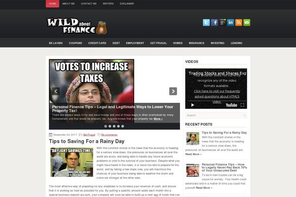 Site using Simple Social Expandable plugin
