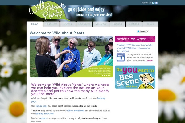 wildaboutplants.org.uk site used Plantlife