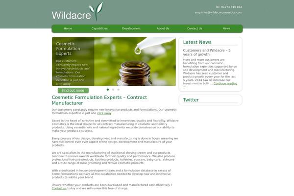 wildacrecosmetics.com site used Wildacre