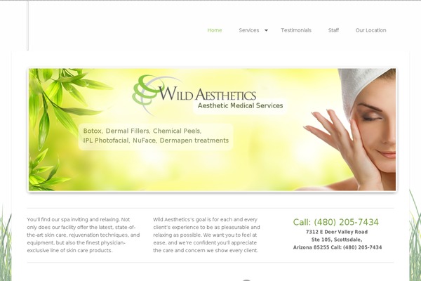 Thebeautysalon2 theme site design template sample