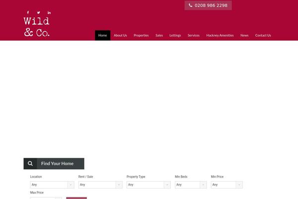 Site using Wp-property-feed plugin