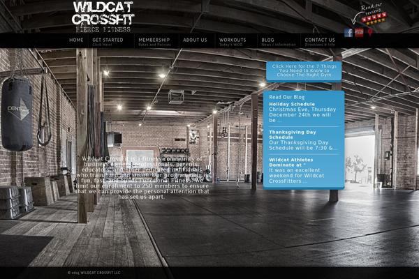 wildcatcrossfit.com site used Screen