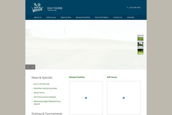 Wildcat theme site design template sample