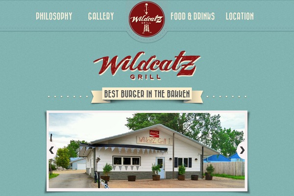 Retro theme site design template sample