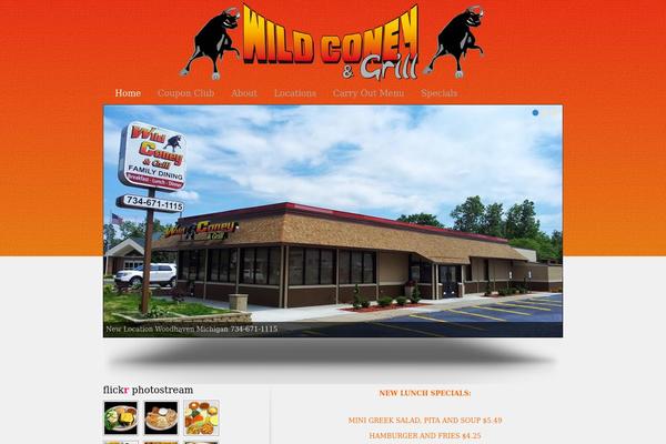 Hospitality theme site design template sample