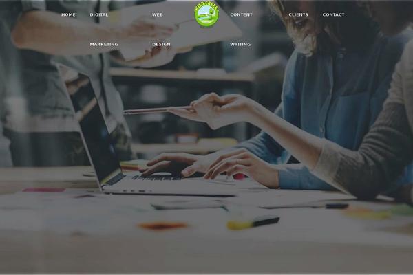 Total theme site design template sample