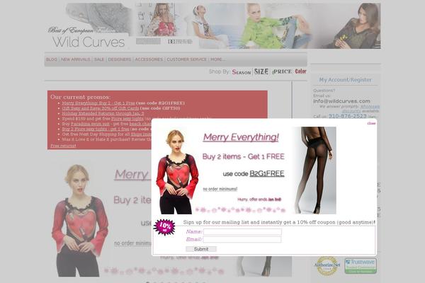 Site using WP Email Capture plugin