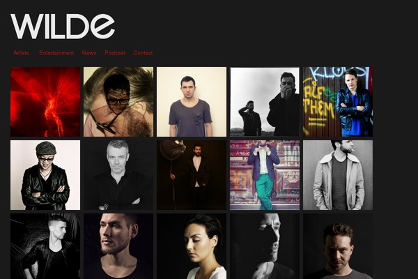 wilde-agency.com site used Wilde-theme