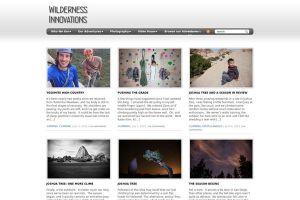 Gallery theme site design template sample