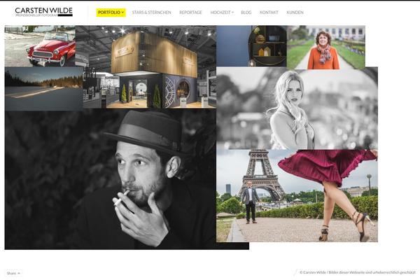 Fluxus theme site design template sample