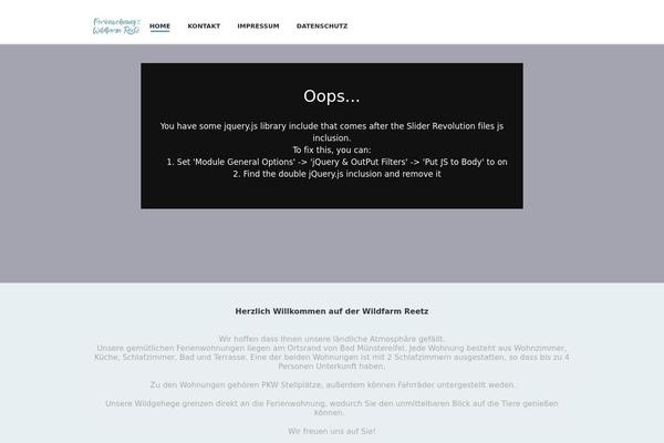 wildfarm-reetz.de site used Anchor-child