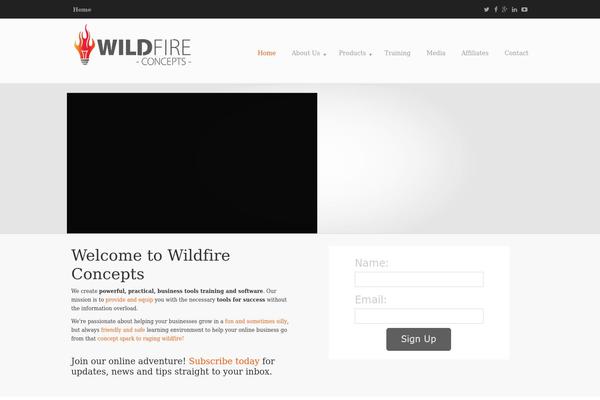 wildfireconcepts.com site used Extra