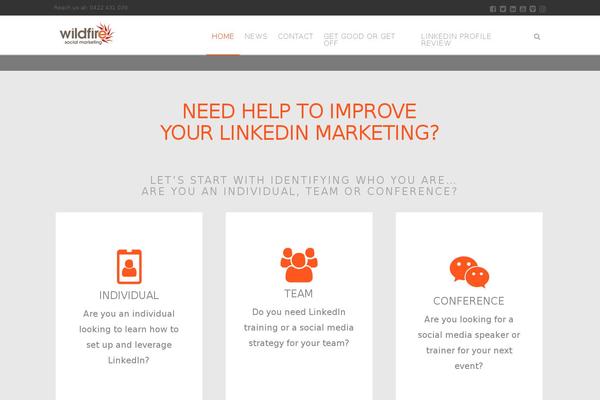 wildfiresocialmarketing.com site used Kreatiue