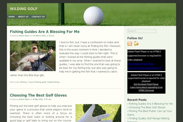 F2 theme site design template sample
