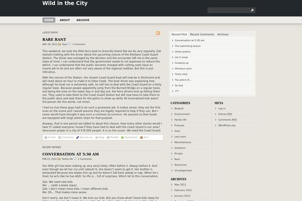 Daily Press theme site design template sample