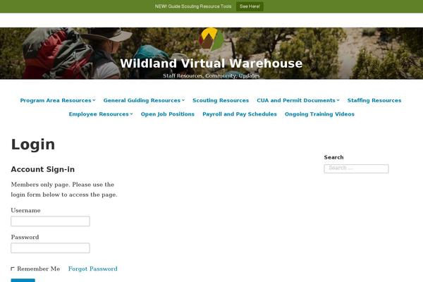 Site using Category-to-pages-wud plugin