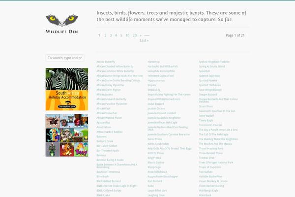 Infinity theme site design template sample