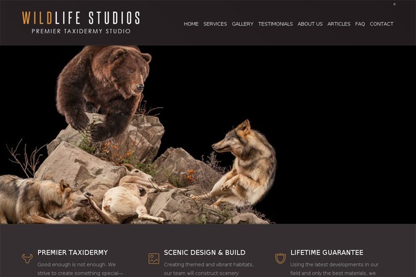 wildlifestudios.com site used Wildlife