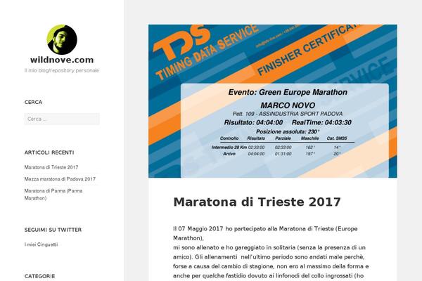 Twentytwenty-child theme site design template sample