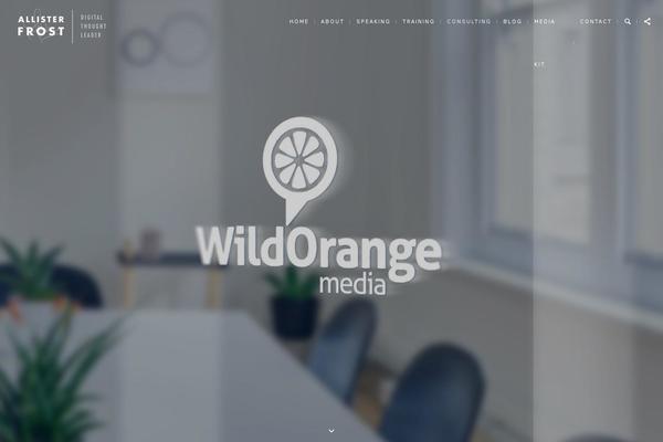 Blandes theme site design template sample