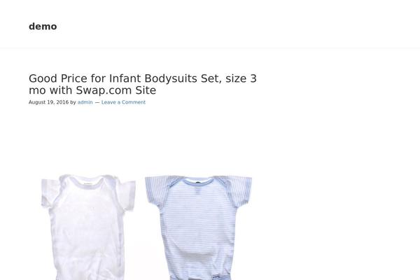 Twenty Ten theme site design template sample