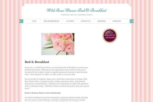 Sugar and Spice theme site design template sample