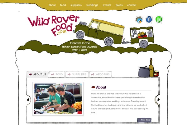 OnTheGo theme site design template sample