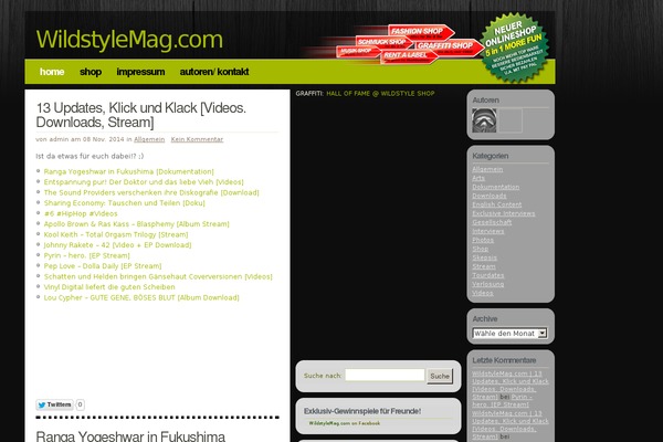 wildstylemag.com site used Fervens-c