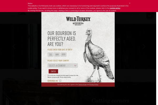 wildturkeybourbon.com.au site used Wildturkey