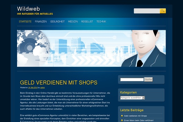 Online Marketer theme site design template sample