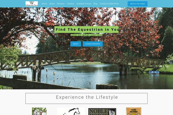 Tesseract theme site design template sample