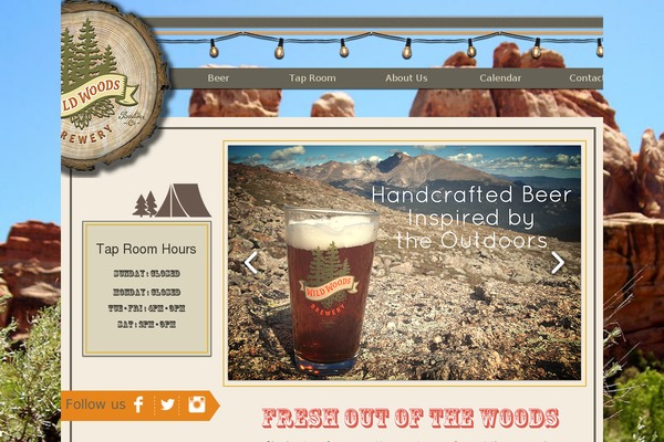Rustic theme site design template sample