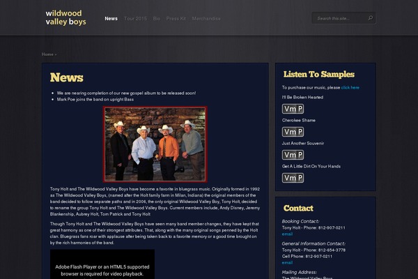 Event theme site design template sample