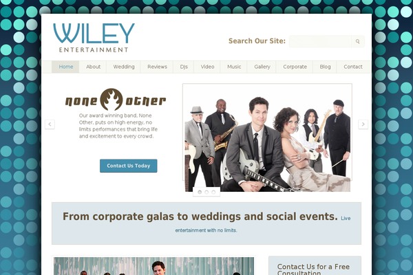 Inspired theme site design template sample