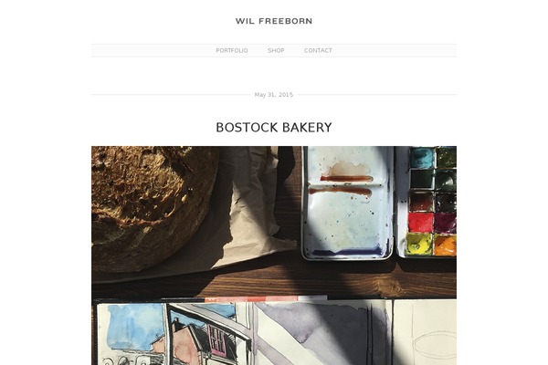 Manifest theme site design template sample
