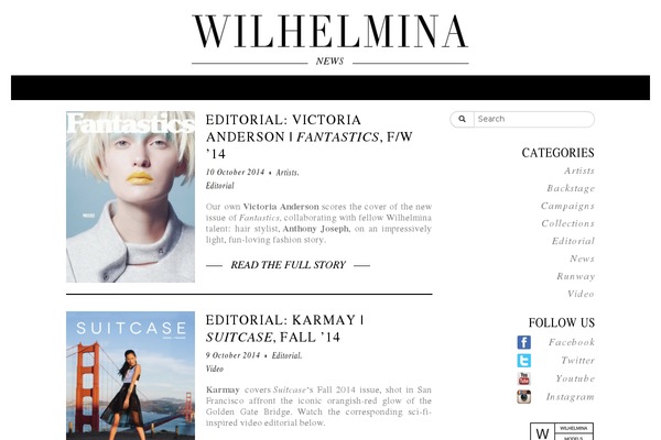 Newsblocks theme site design template sample