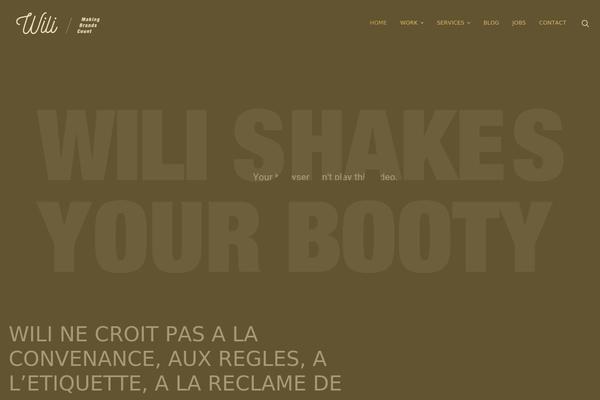 Bomby theme site design template sample