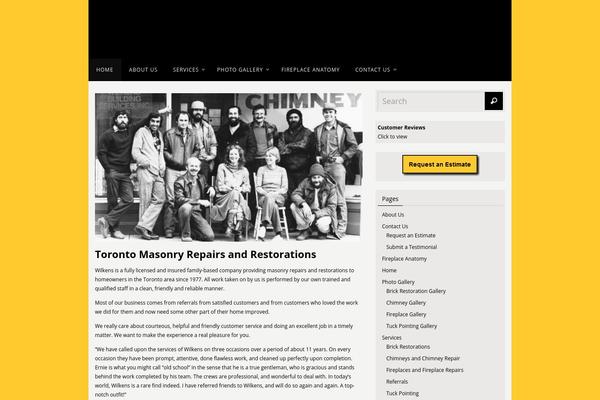Nirvana theme site design template sample