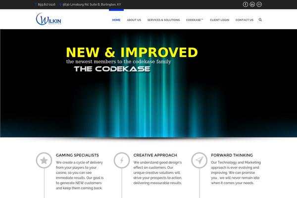 wilkinmarketing.com site used Corporative