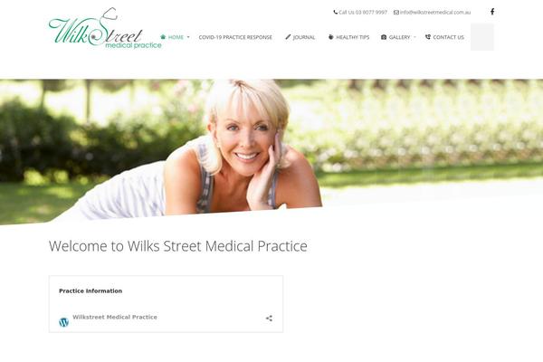 Healthmedical theme site design template sample