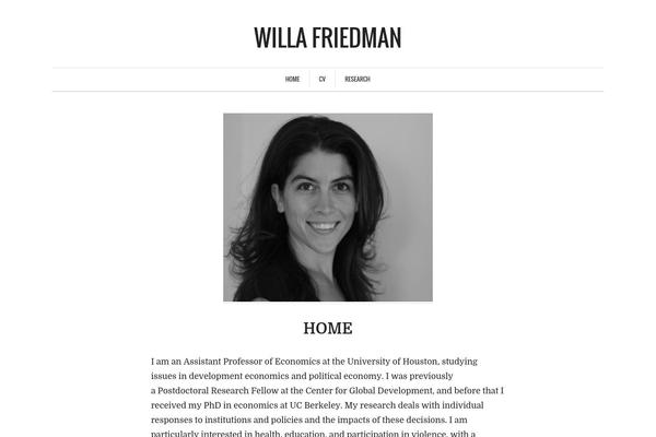 Crawford theme site design template sample