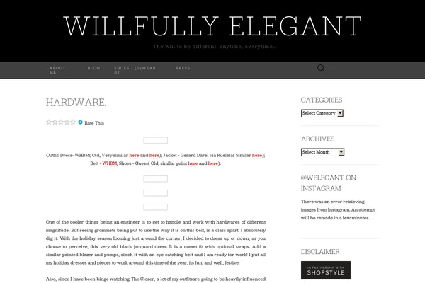 Site using Instagram Feed plugin