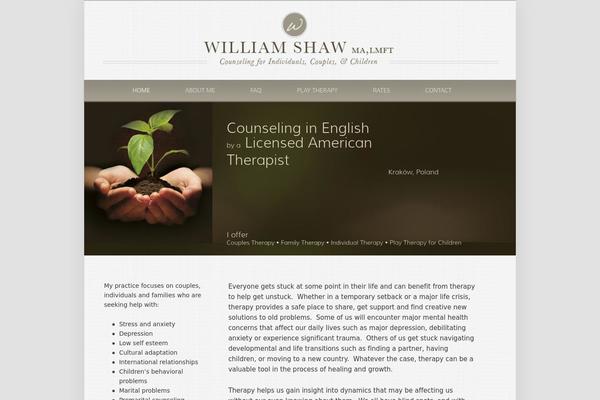 william-shaw.com site used Twenty Eleven