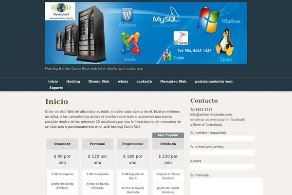 williamalvarado.com site used Flathost